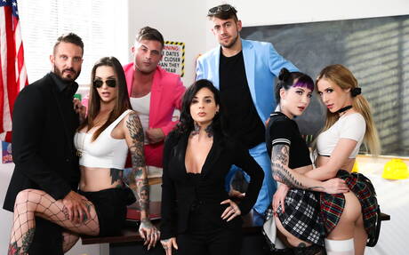 Burning Angel are pleased to offer you a free pictures featuring Rocky Emerson and Quinton James in boy-girl action